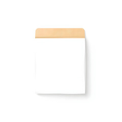 A blank paper template or a cardboard box template