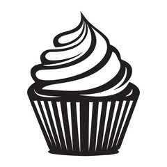 cupcake silhouette