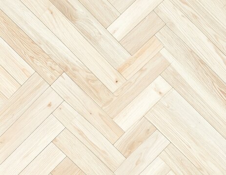 Light beige wooden parquet floor