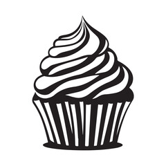cupcake silhouette