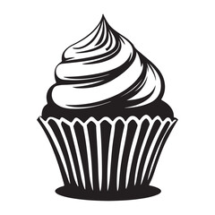 cupcake silhouette