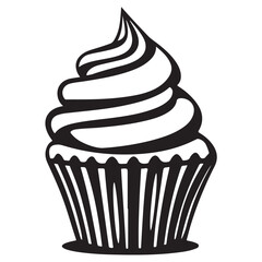 cupcake silhouette