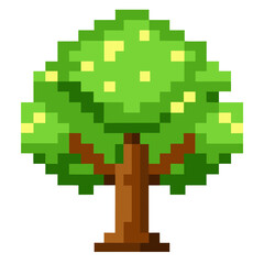 abstract tree made of mosaic