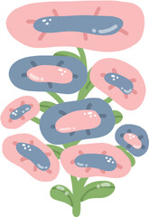 flower plant vector illustration 