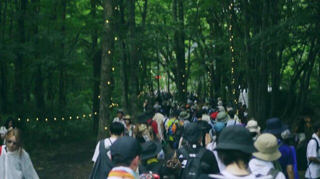 フェス　人混み