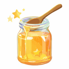 Honey vector diagram, exquisite vector diagram