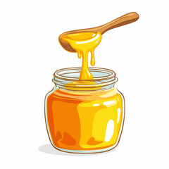 Honey vector diagram, exquisite vector diagram