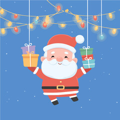 Santa Claus, exquisite vector graphics
