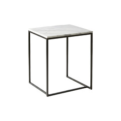 Minimal Modern Black Metal Side Table for Contemporary Furniture, Home Decor, and Interior Styling Concepts