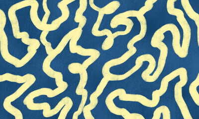 blue and  yellow   line   color paint background