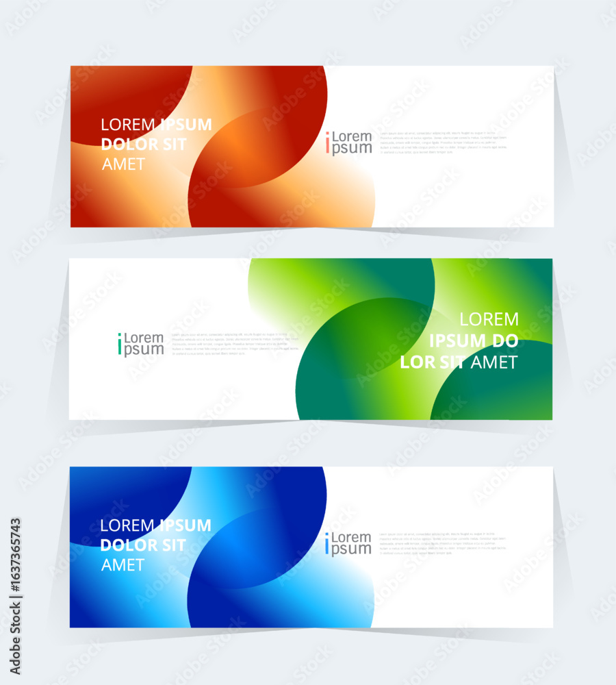Canvas Prints geometric banner design with vector presentation template.