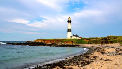 Fototapeta premium Coastal lighthouse scene