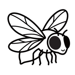 silhouette image of a fly with a transparent background