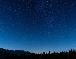 Enchanting Starry Night Background
