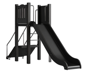 A playground slide offers fun and recreation for children in a safe and engaging design.