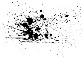 black ink splat