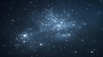 Obraz premium Starry night sky filled with distant stars.