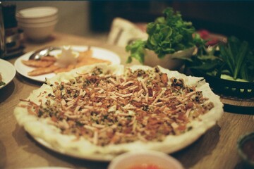 Asain pizza