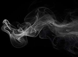 Obraz premium smoke on black background
