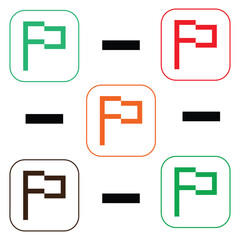 vector flag icon