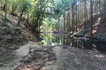 高取城の二の丸の池