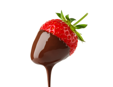 Chocolate dipped strawberry sweet treat food