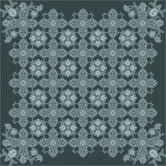 ape cod green geometric scarf hijab