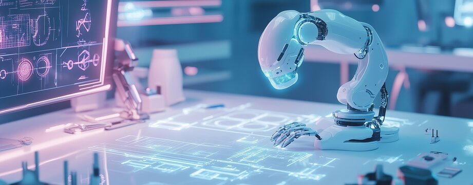 Night view of a hotel swimming pool with a port and industrial elements in the background, featuring cranes, ships, and a bustling harbor