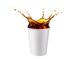 Coffee splash drink beverage cup liquid caffeine