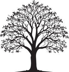 tree silhouette Vector | Minimalist & Trendy tree Silhouette Design | Unique & Stylish tree Artwork for Vector design