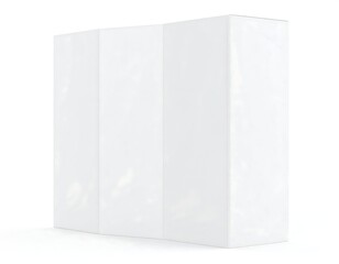 Naklejka premium Blank white product box