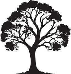 tree silhouette Vector | Minimalist & Trendy tree Silhouette Design | Unique & Stylish tree Artwork for Vector design