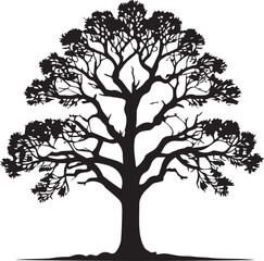 tree silhouette Vector | Minimalist & Trendy tree Silhouette Design | Unique & Stylish tree Artwork for Vector design