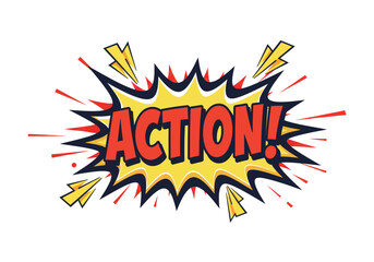 Naklejka premium Comic Book Style 