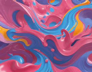 A wide path of brilliant purple, rounded stones or perhaps flower-like mounds stretches from the foreground into the distance. 