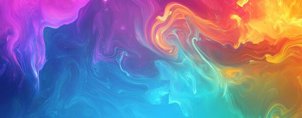Fototapeta premium Abstract colorful watercolor background with bubbles and a blend of sky, clouds, and smoke elements in vibrant blues, whites, and black tones, evoking a natural, cloudy, and vintage atmosphere