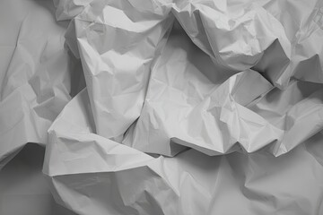 Obraz premium Wrinkled white fabric texture (1)