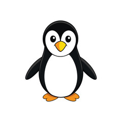 Fototapeta premium penguin cartoon vector, cute penguin, baby penguin