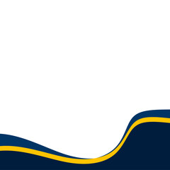 A minimalist, abstract background featuring multiple wavy lines and a solid shape in blue and yellow. Perfect for presentations and modern designs.