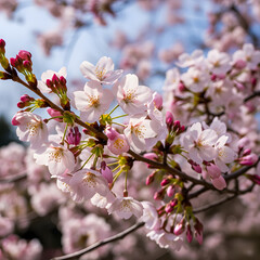 Obraz premium cherry blossom in spring