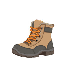 Simple Hiking Boots Design