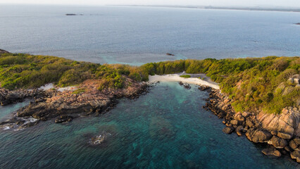 A Birds Eye view of Pigeon Island Sri Lanka. © Sandeep