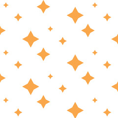 Seamless pattern with gold stars