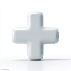 Obraz premium A stylized white 