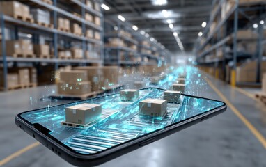 Warehouse automation, digital display