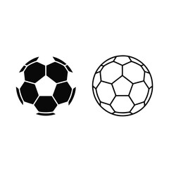 Obraz premium Soccer Balls Icon Set