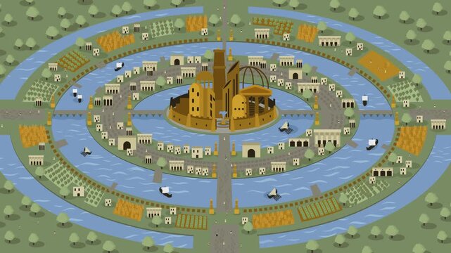 lost city atlantis and three circles