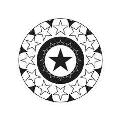 star sickle vector, star vector, star element, star art design, 