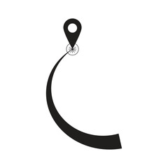 map location vector element, map location, icon map, location tracking vector, map art 