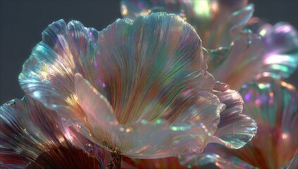 Naklejka premium Chromatic Bloom of the Aether (1)